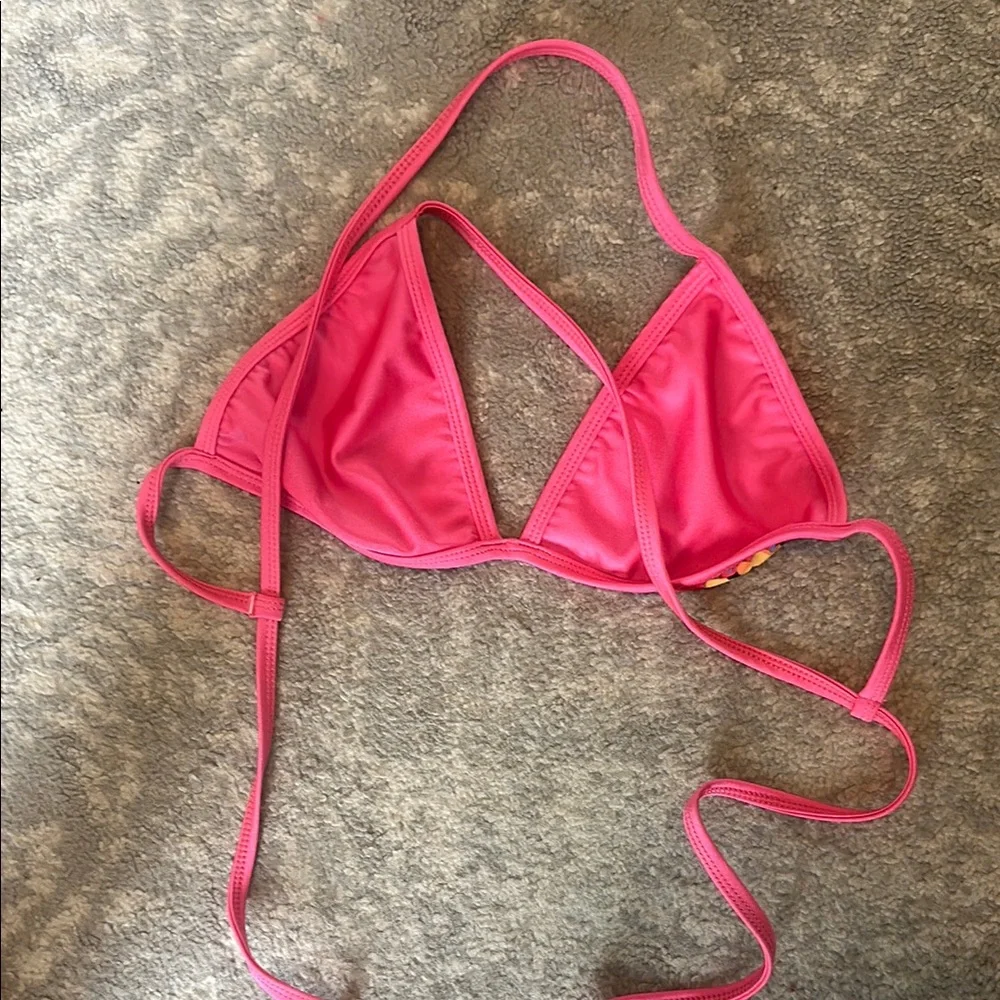 Jaymes Floral Bikini Top-size small